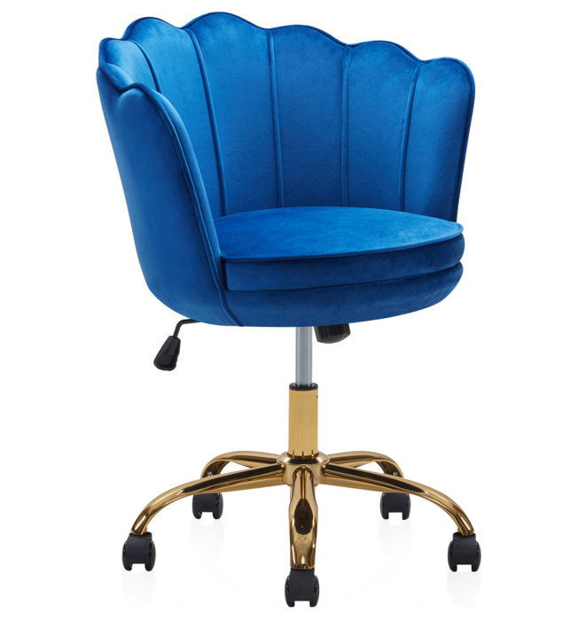 Willa Arlo Interiors Vilonia Velvet Task Chair Wayfair